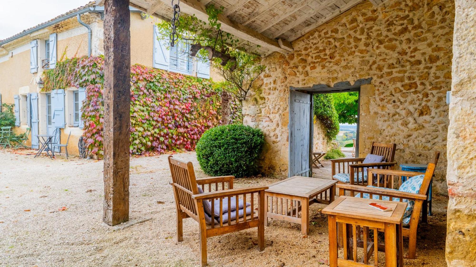 Bed and Breakfast Propriete Le Monneton Sainte-Christie Exterior foto