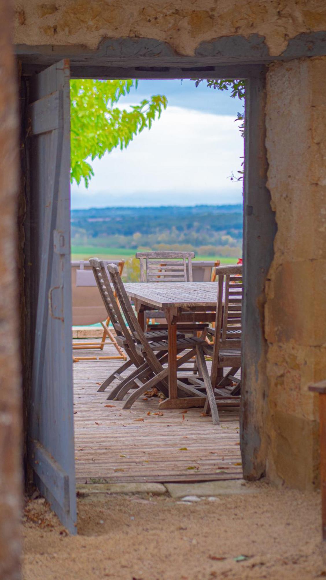 Bed and Breakfast Propriete Le Monneton Sainte-Christie Exterior foto